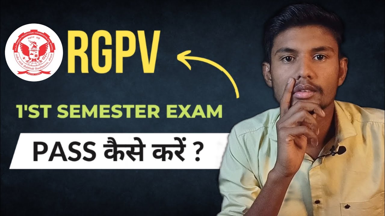 Tips to Pass RGPV B.Tech 1st Semester Exam 📚