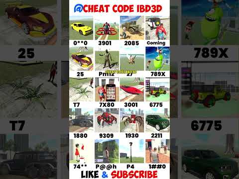 Real code 💥 Indian bike driving 3d all new cheat code update + plugin cheat code || Part 2