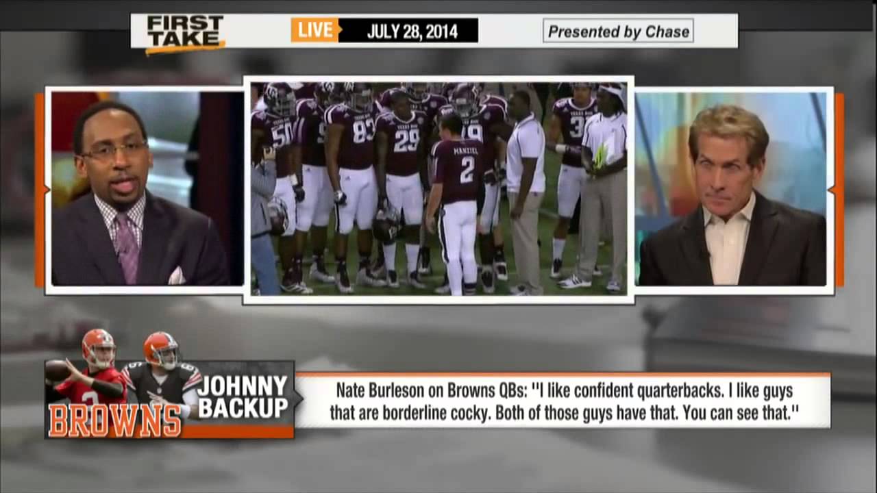 First Take: Smith & Bayless React to Burleson’s Comments on Manziel 🏈