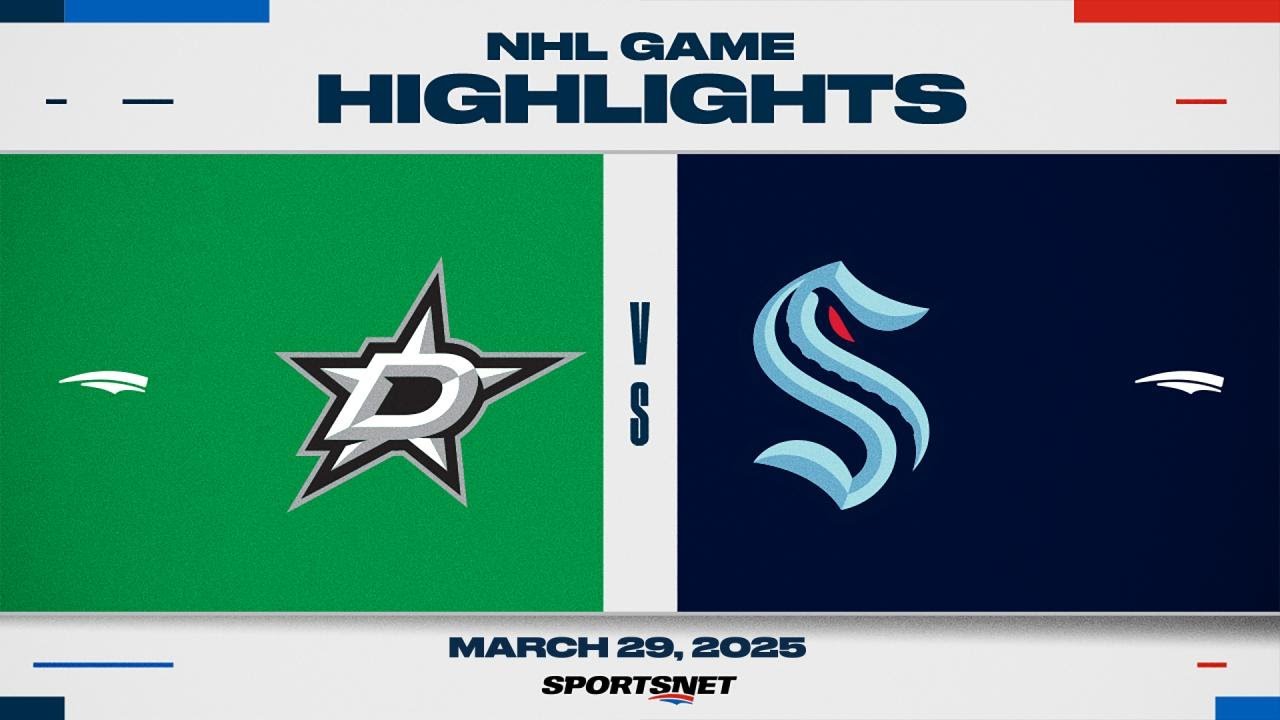 NHL Highlights: Stars Defeat Kraken 3-0 🏒