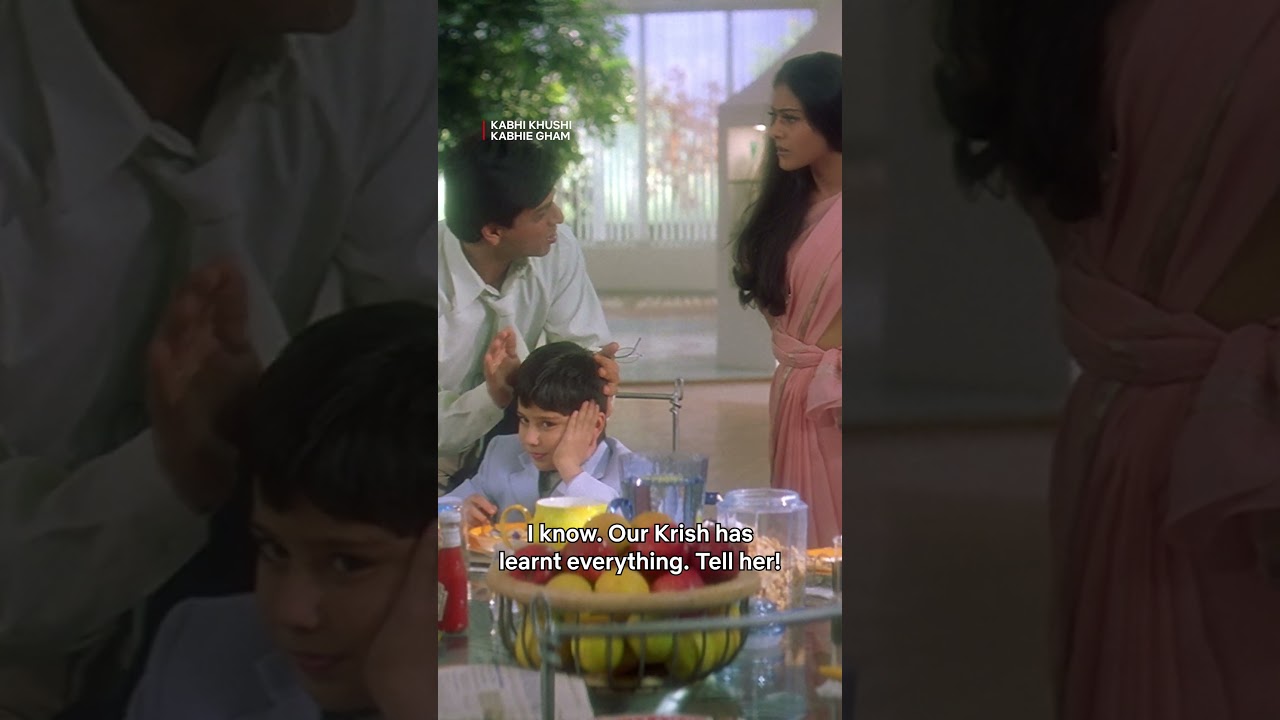 Shah Rukh Khan's Reaction to Kajol's Singing in Kabhi Khushi Kabhie Gham