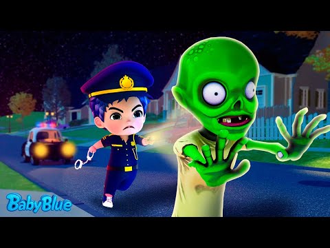Monster Police 🧟🚨 | Kids Songs & Nursery Rhymes | Baby Blue