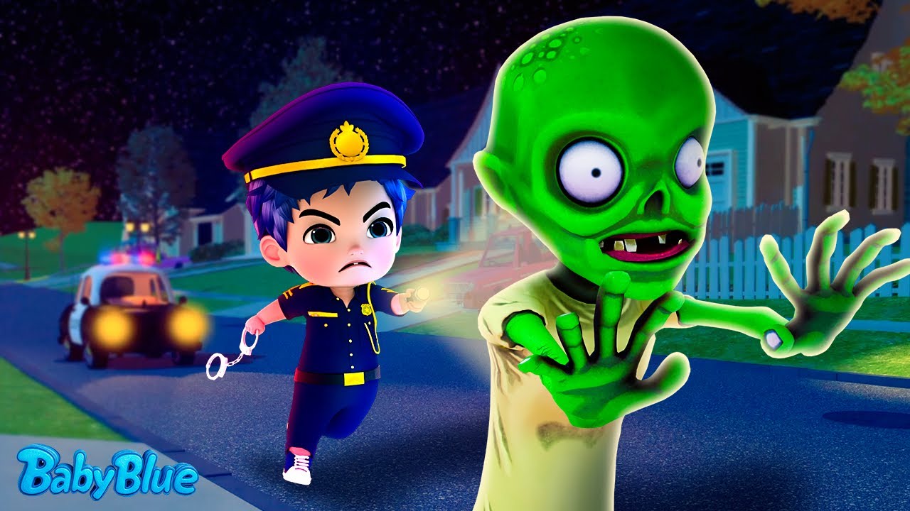 Monster Police 🚓 | Fun Kids Songs & Nursery Rhymes with Baby Blue