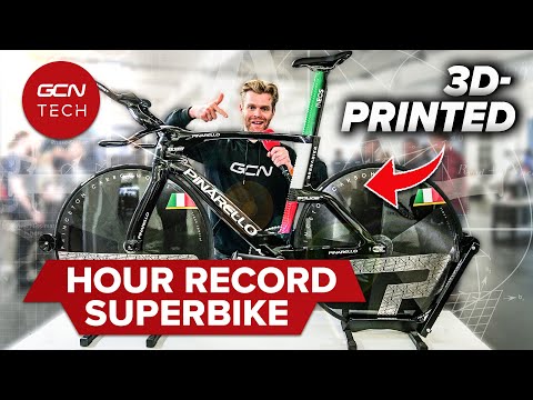 Filippo Ganna's 3D Printed Hour Record Bike! | Pinarello Bolide F HR3D