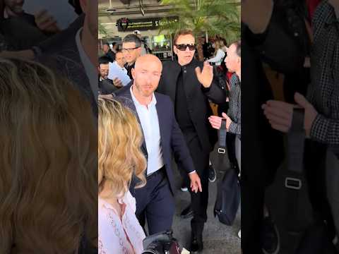Nicolas Cage Getting His Fans Out of The Way #nicolascage