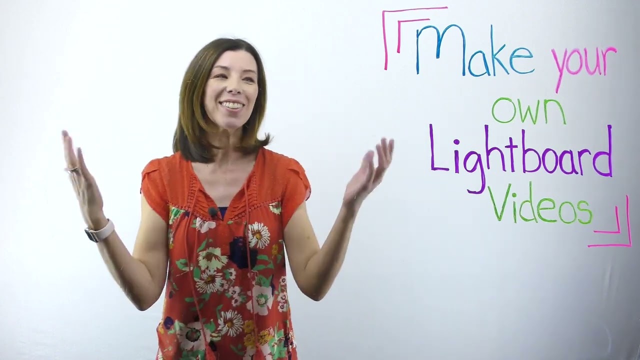 Create Stunning Lightboard Videos & Learn to Write Backwards! ✨