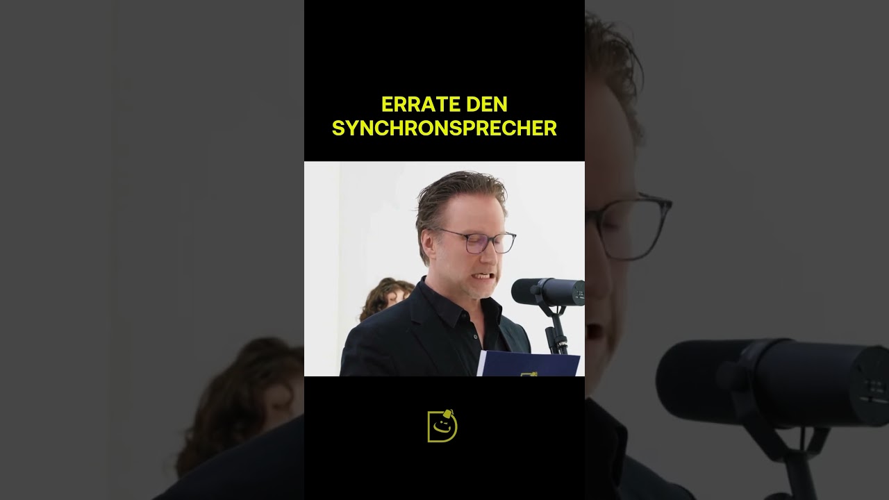 Schulfach 'Synchronsprecher erraten' + Nachhilfe! 🎭
