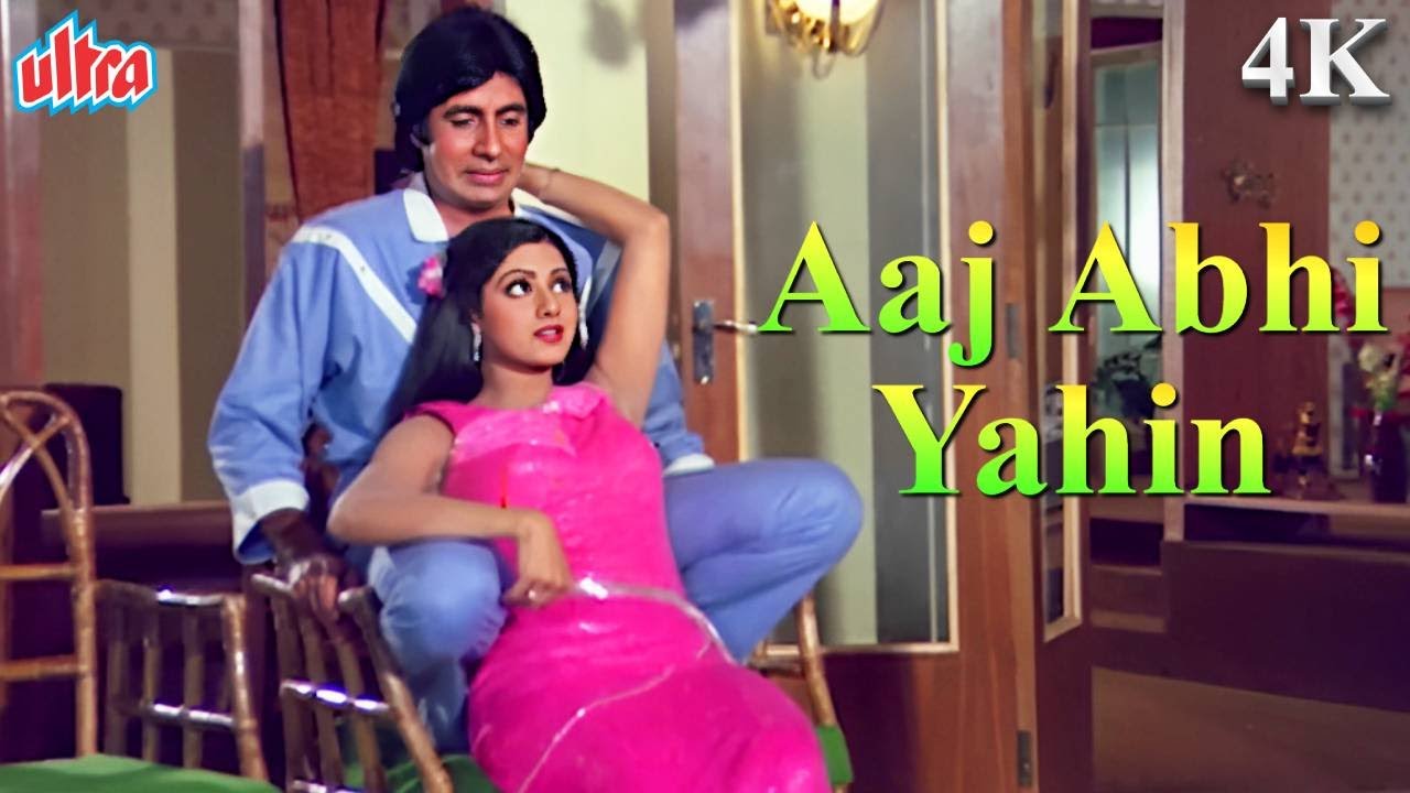 Aaj Abhi Yahin 4K - Romantic Song | Kishore & Asha 🎶