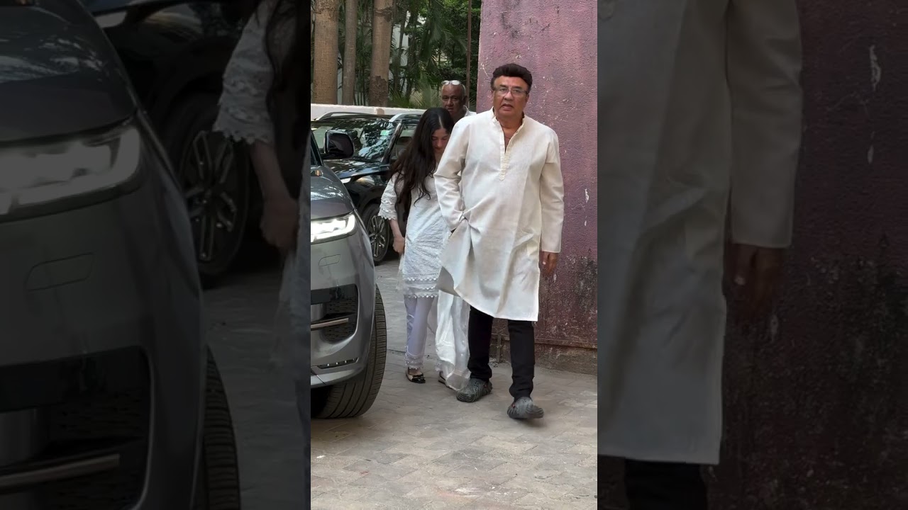 Anu Malik and Daughter Ada Attend Debu Mukerji's Prayer Meet 🎉