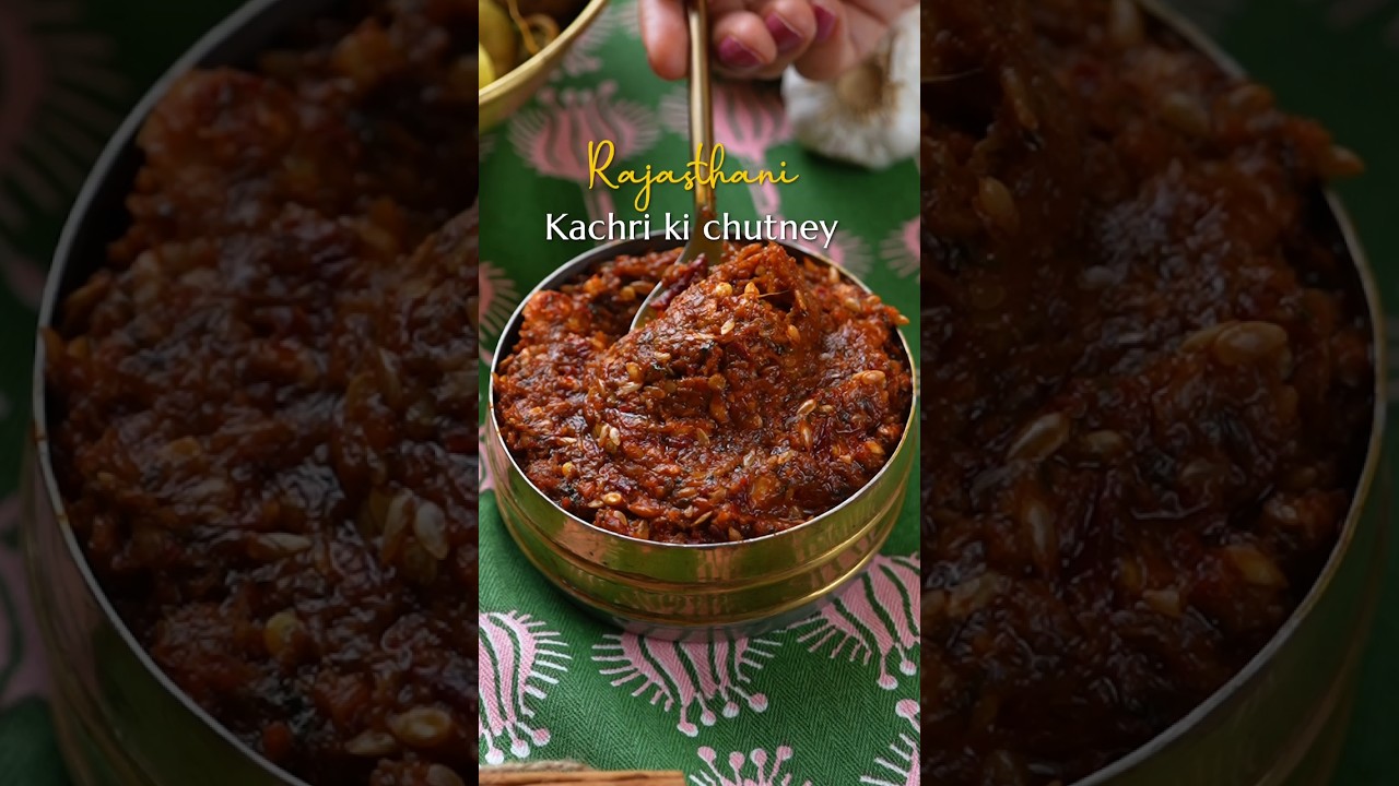 Rajasthani Kachri Ki Chutney 🍽️