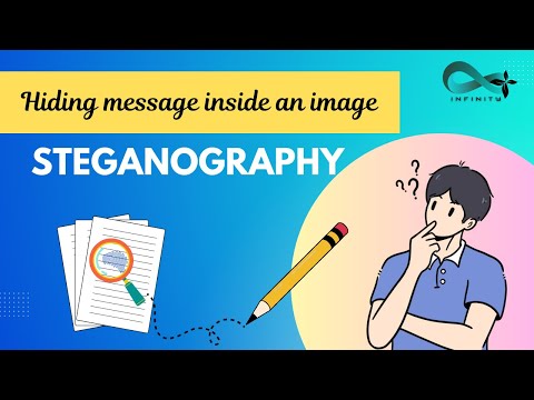 Steganography Tutorial : Hiding message inside an image | InfinityX ๐จโ๐ป