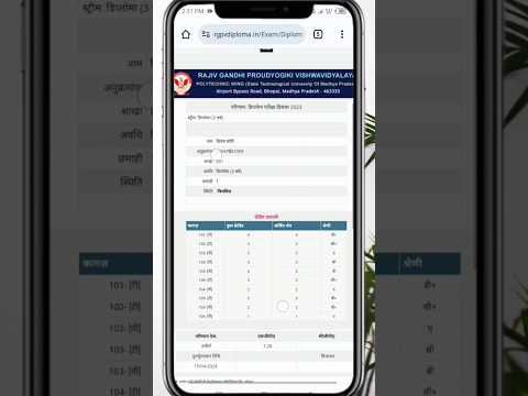 Rgpv Diploma result 2023 first semester#rgpvdiplomaresult