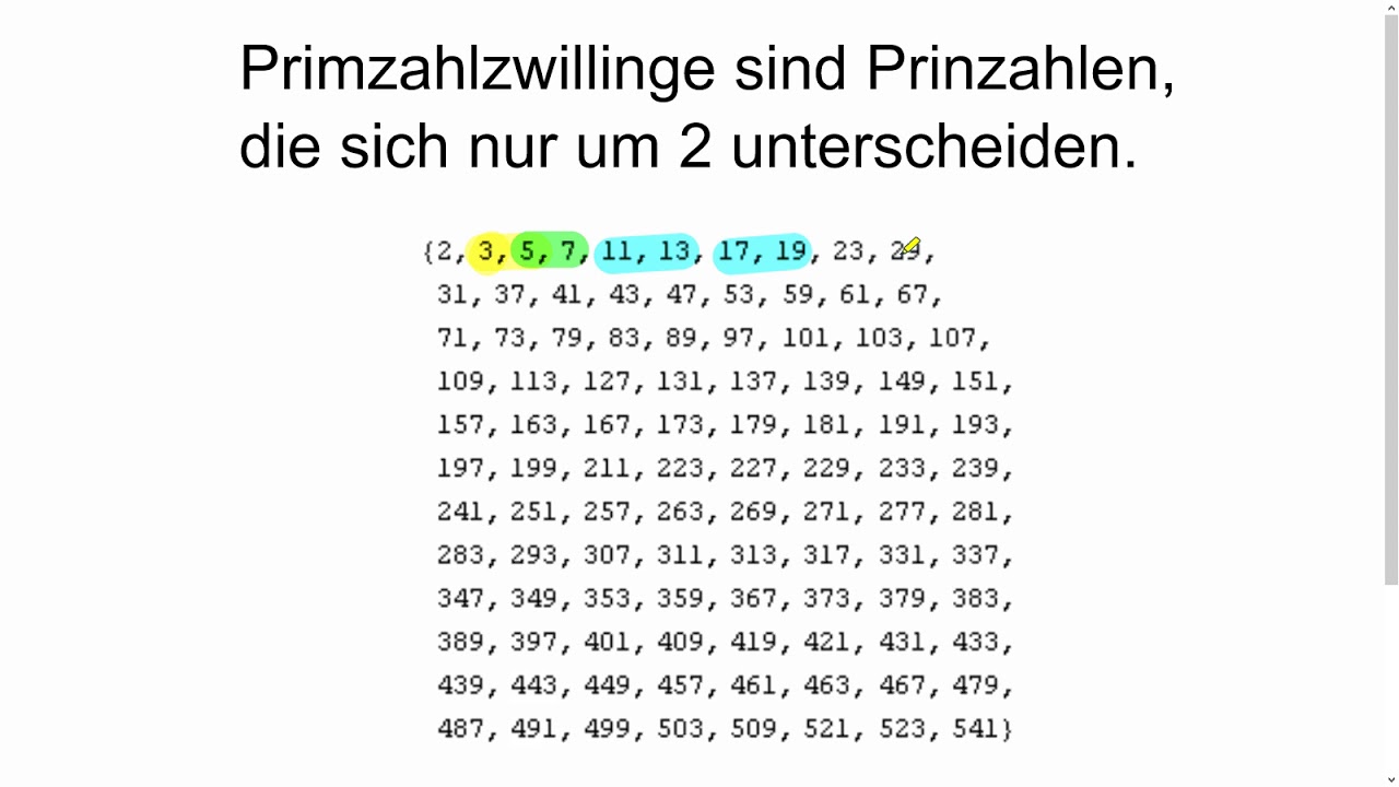 C9 Primzahlzwillinge erklärt: Beispiele & Einblicke mit Dirk Blotevogel 🔢