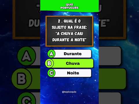 🇧🇷 Quiz de português!