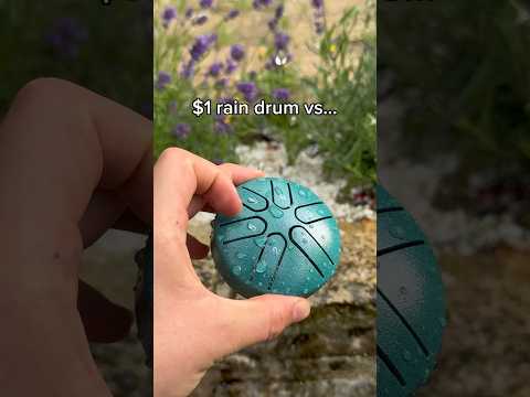 It’s so relaxing 💤😴 #raindrum #rain #instrument #garden #home #music #minecraft