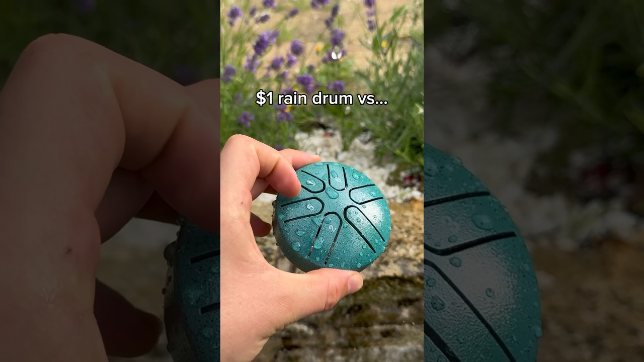 Relaxing Raindrum Sounds for a Calm Garden Atmosphere 🌧️