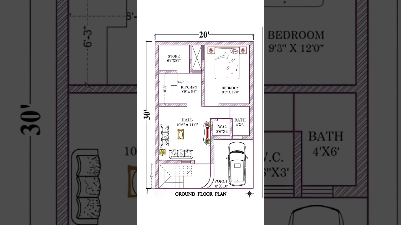 20x30 House Plans & Designs π‘