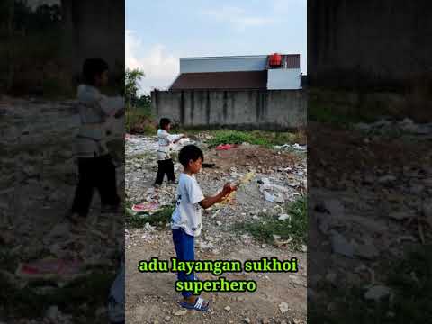 #SHORT | Layangan Animasi Superhero | Drama Bocil Adu Layangan