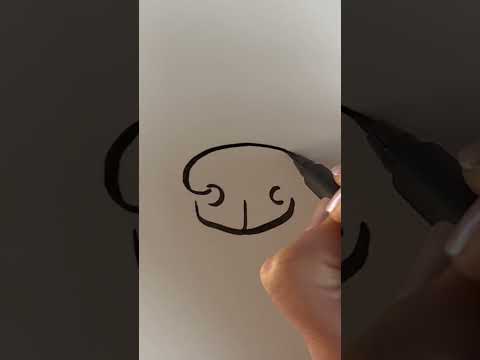 This is the easiest way to draw a dog’s nose 🐶 #howtodraw #art #arthacks #shorts