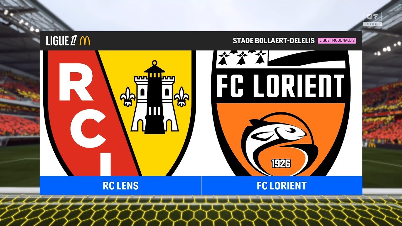 LENS vs LORIENT ⚽ Ligue 1 Matchday 11 AI Simulation