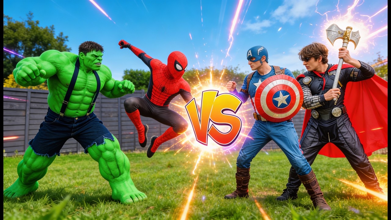 Hulk Battles Avengers in 30-Min Action Fight 💥