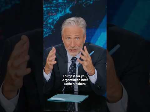 Trump is 100% "America first," except when it comes to Argentinian beef #dailyshow