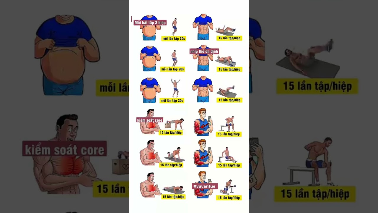 Bật Mí Bài Tập 6 Múi Hiệu Quả Để Sở Hữu Cơ Bụng Đẹp 🔥