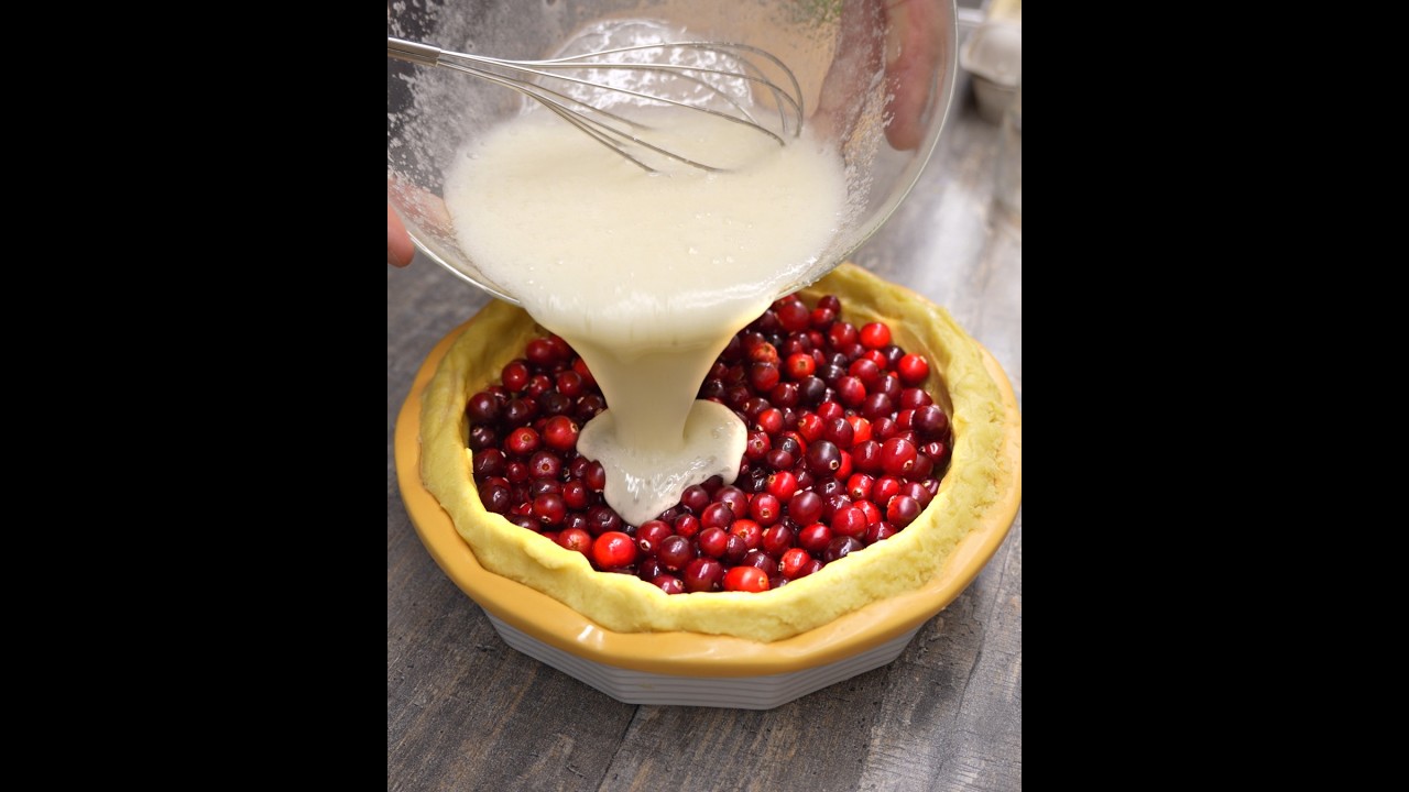 Quick Cranberry Pie Recipe in 1 Hour ๐