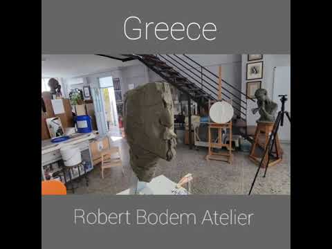 sculpting in Greece with Robert Bodem