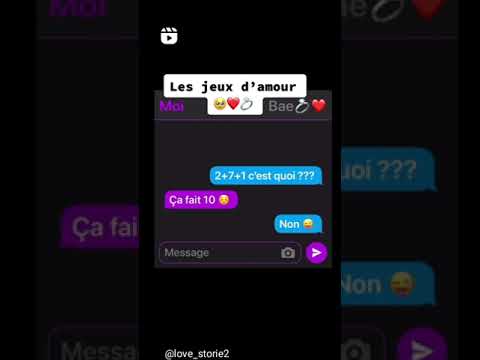 les jeux d'amour ❤️💓