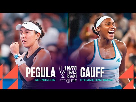 Jessica Pegula vs. Coco Gauff | 2025 WTA Finals Riyadh | WTA Match Highlights