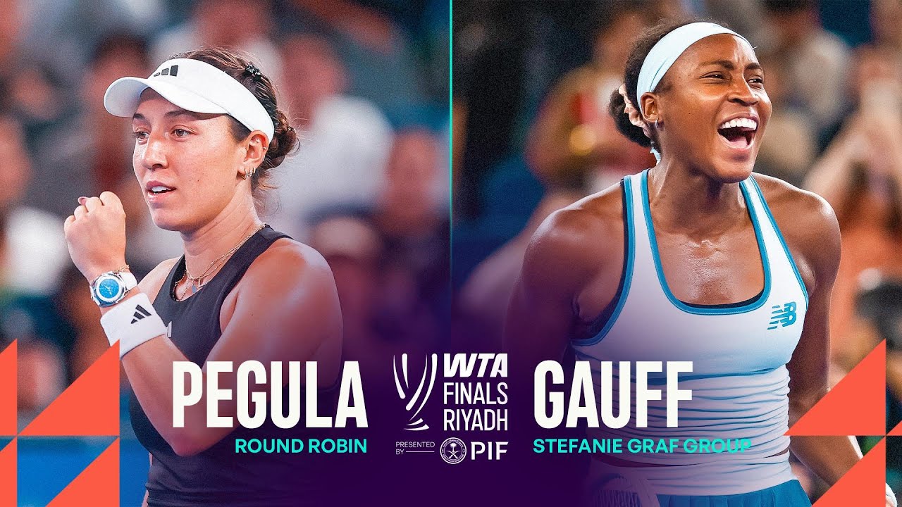 Coco Gauff vs. Jessica Pegula | Exciting 2025 WTA Finals Highlights in Riyadh 🎾
