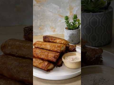 Brick poulet avec la pâte filo #food #recettefacile #recetteramadan #ramadan #cuisine #recette