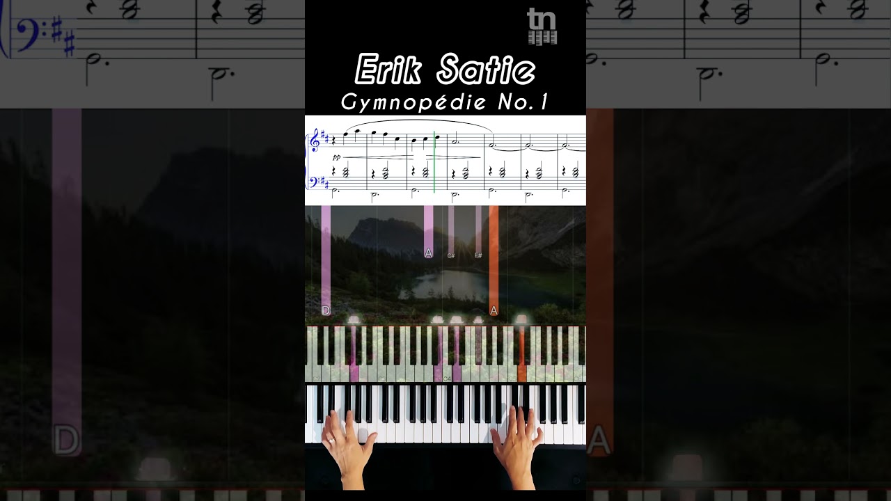 Peace for 36 Seconds Erik Satie Gymnopédie No.1 Piano Tutorial