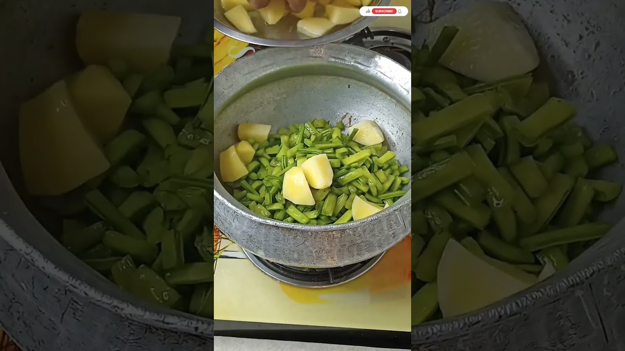 गुवारफली और आलू की टेस्टी सब्जी 🥔