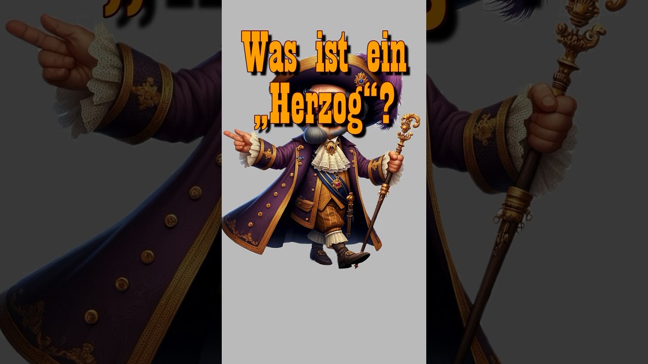 Was ist ein Herzog? Historische Bedeutung & Aufgaben im Deutschen Adel 🏰