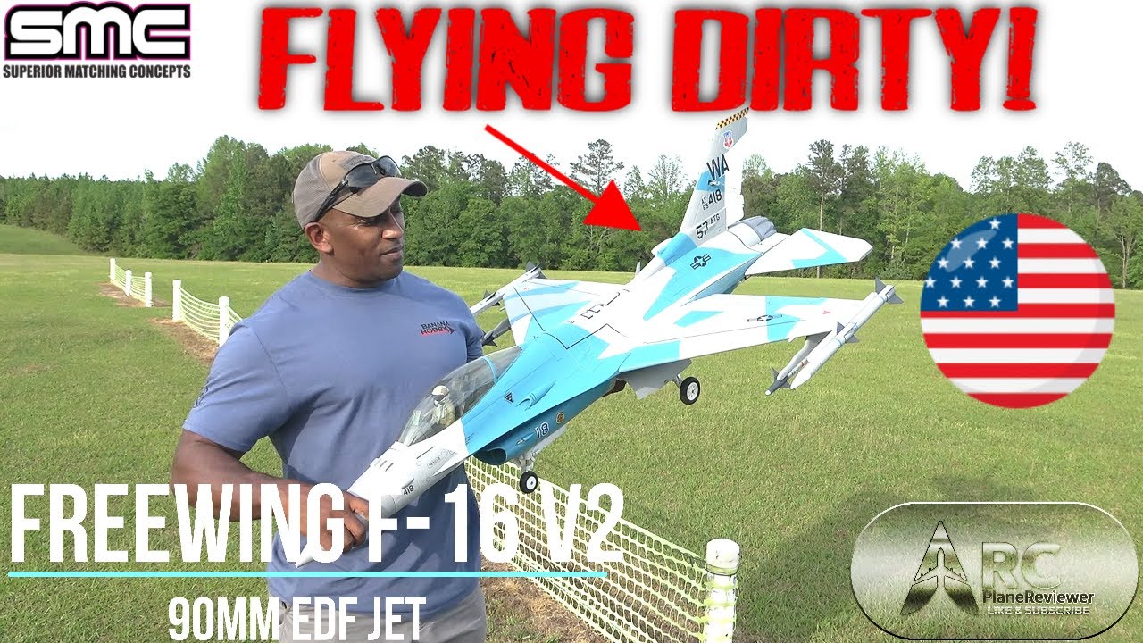 Freewing's High-Performance Dirty Bird F-16 V2 – The Ultimate RC Fighter Jet ✈️