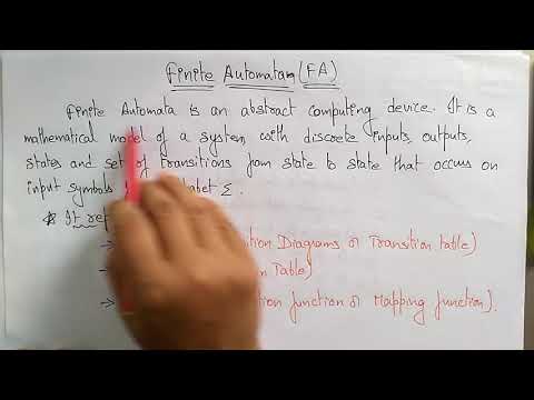 Finite Automata | FA | TOC | Lec-06 | Bhanu Priya