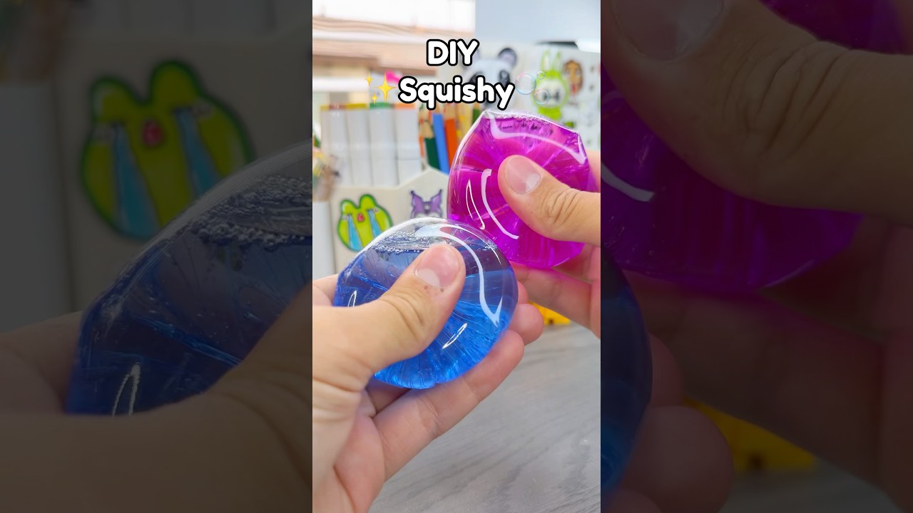 Create Your Own Clear Sticky Squishy at Home! 🧪