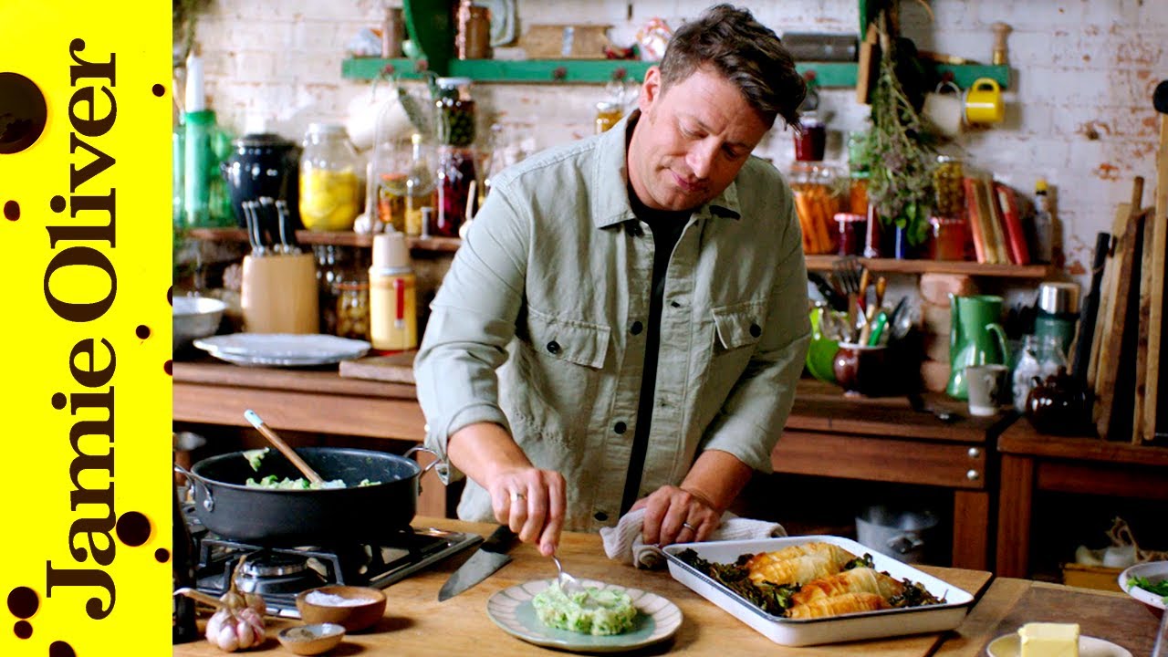 Crispy Filo Chicken Kiev Recipe | Jamie Oliver's Family Favorite 🍽️