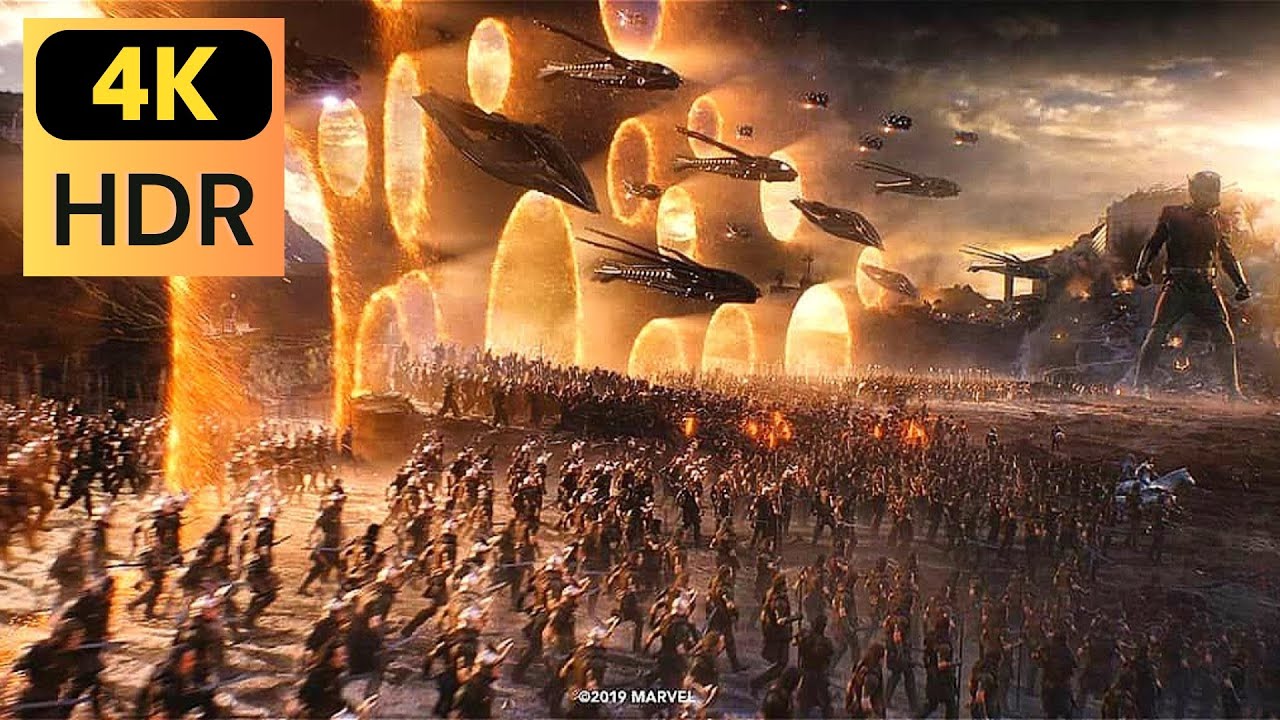 Avengers Endgame Final Battle in 4K 60fps ⚔️