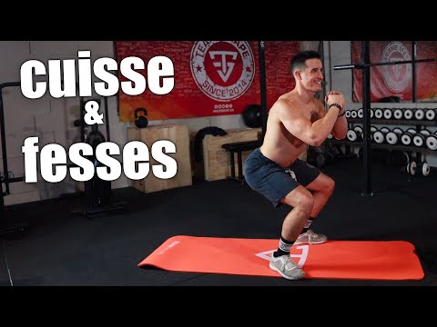 CUISSE et FESSES LES MEILLEURS EXERCICES ! (8minutes entrainement Ă la maison)