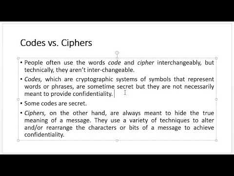 Lesson 17   Cryptography Basic Concepts