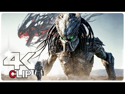 Apex Predator Vs Predator Fight Scene | PREDATOR BADLANDS (NEW 2025) MOVIE CLIP 4K