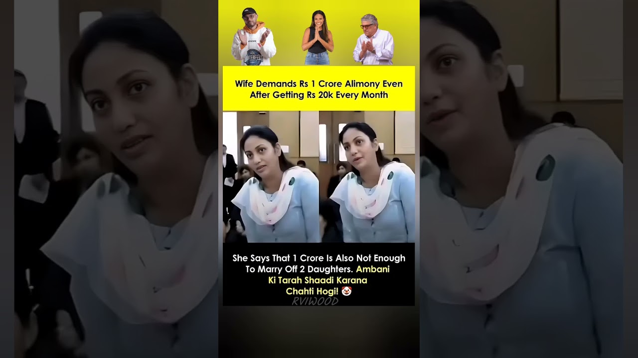Wife Demands Rs 1 Crore Alimony Despite Receiving Rs 20K Monthly 💰