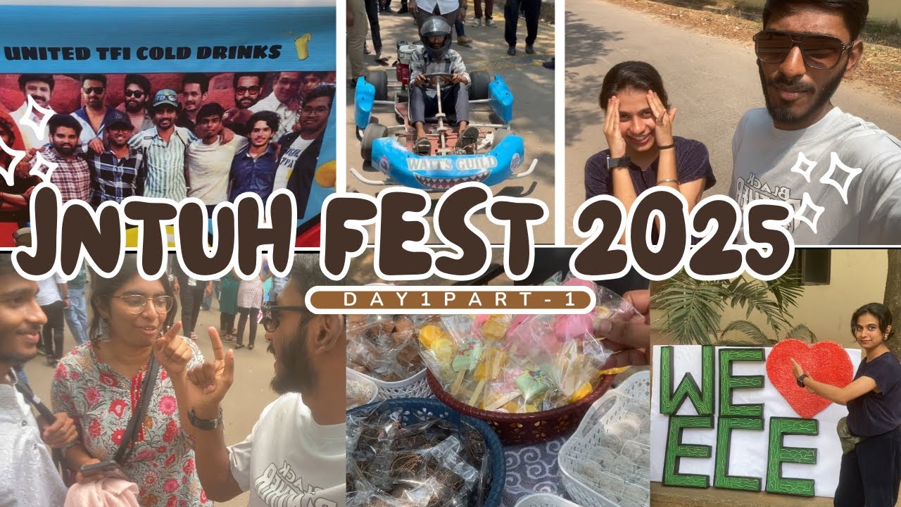 Exploring JNTUH FEST 2025 | Day 1 | Part 1 | Connaisance 2k25 | Spoorthi ‘ 25