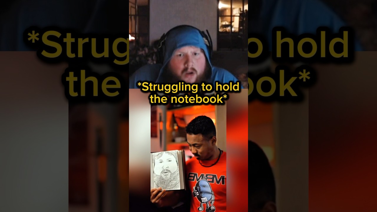 CaseOh's Hilarious Reaction to His Drawing 😂