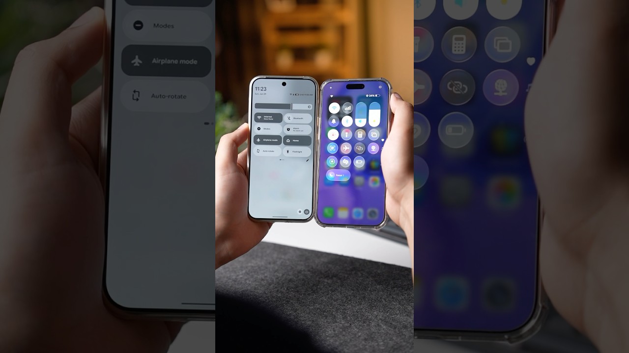 iOS 26 Liquid Glass Vs Android 16