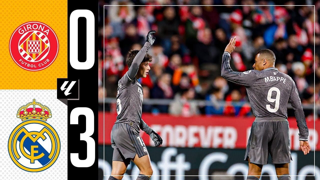 Real Madrid Wins 3-0 at Girona | LaLiga 2024/25 ⚽