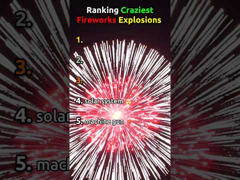Ranking the Craziest Fireworks Explosions #best #fireworks